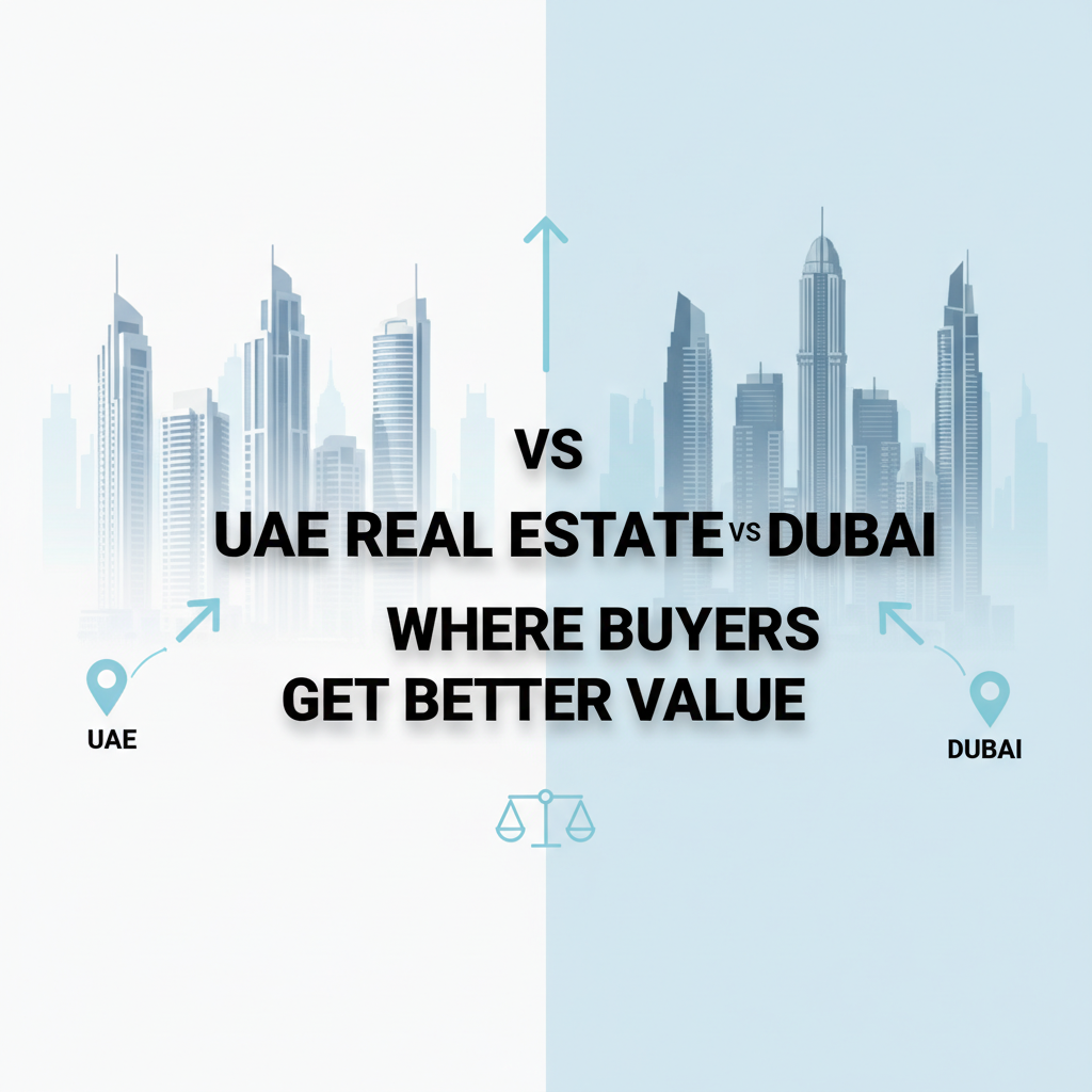 UAE Real Estate Vs Dubai Where Buyers Get Better Value