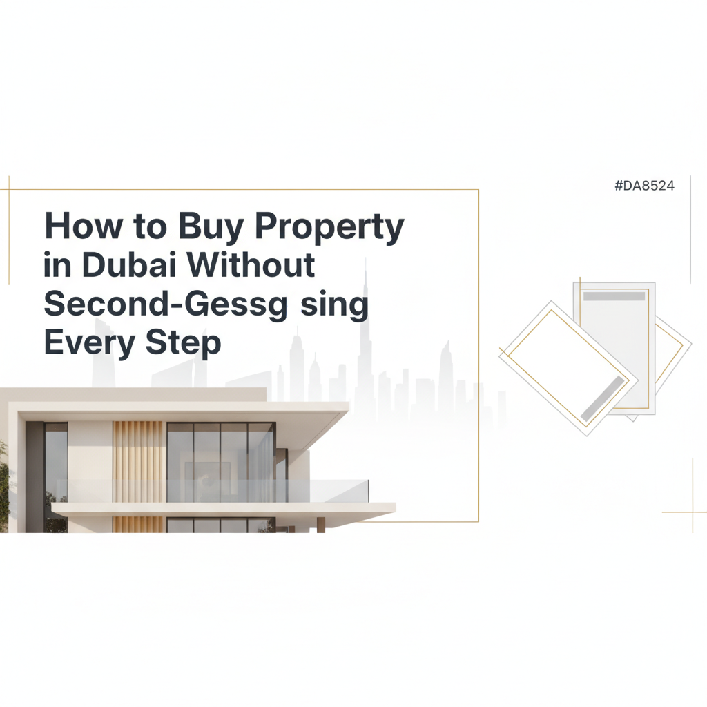How To Buy Property In Dubai Without Second-Guessing Every Step