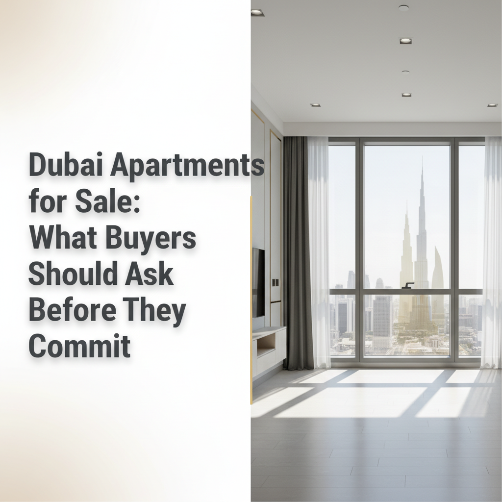 Dubai Apartments For Sale: What Buyers Should Ask Before They Commit