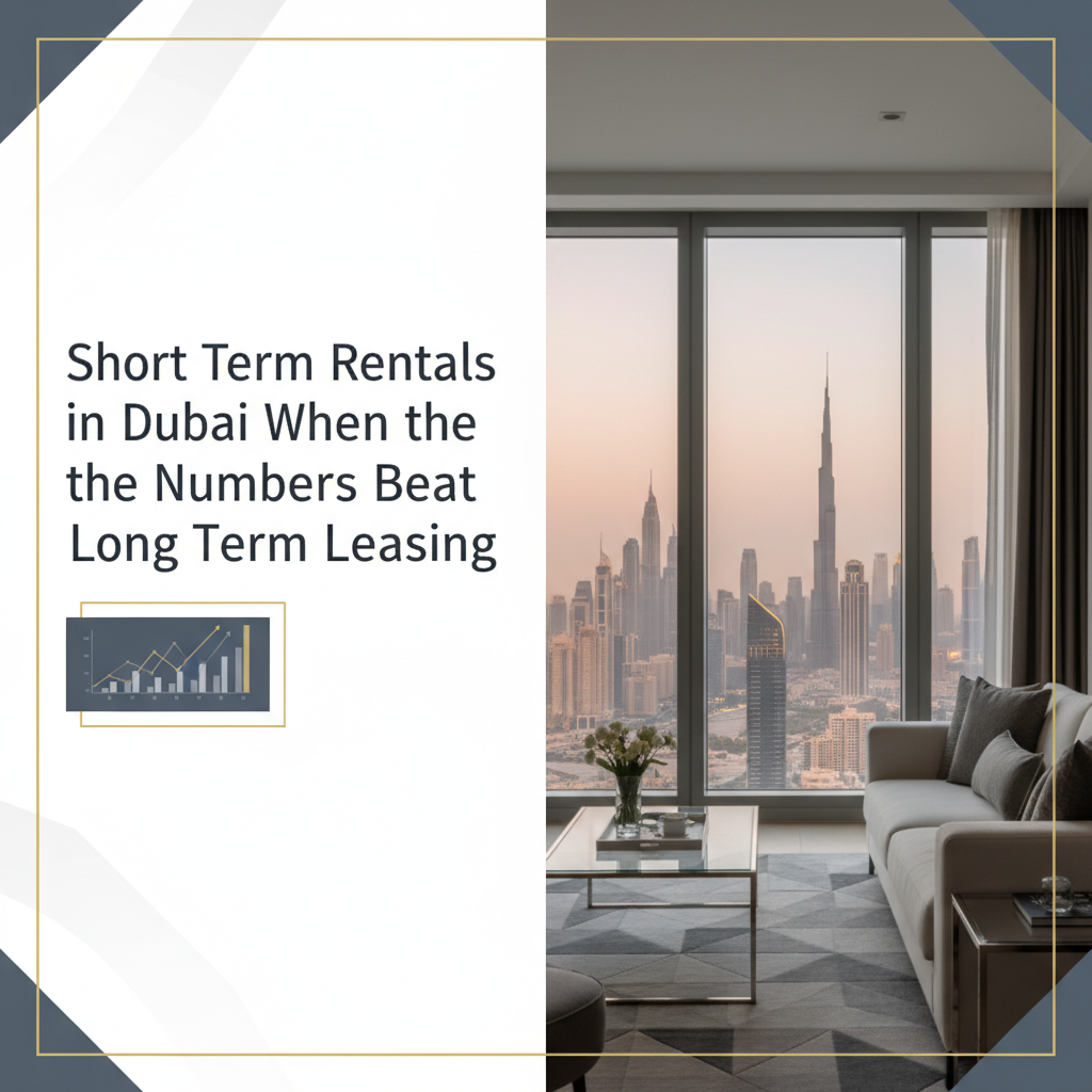 Short Term Rentals In Dubai When The Numbers Beat Long Term Leasing