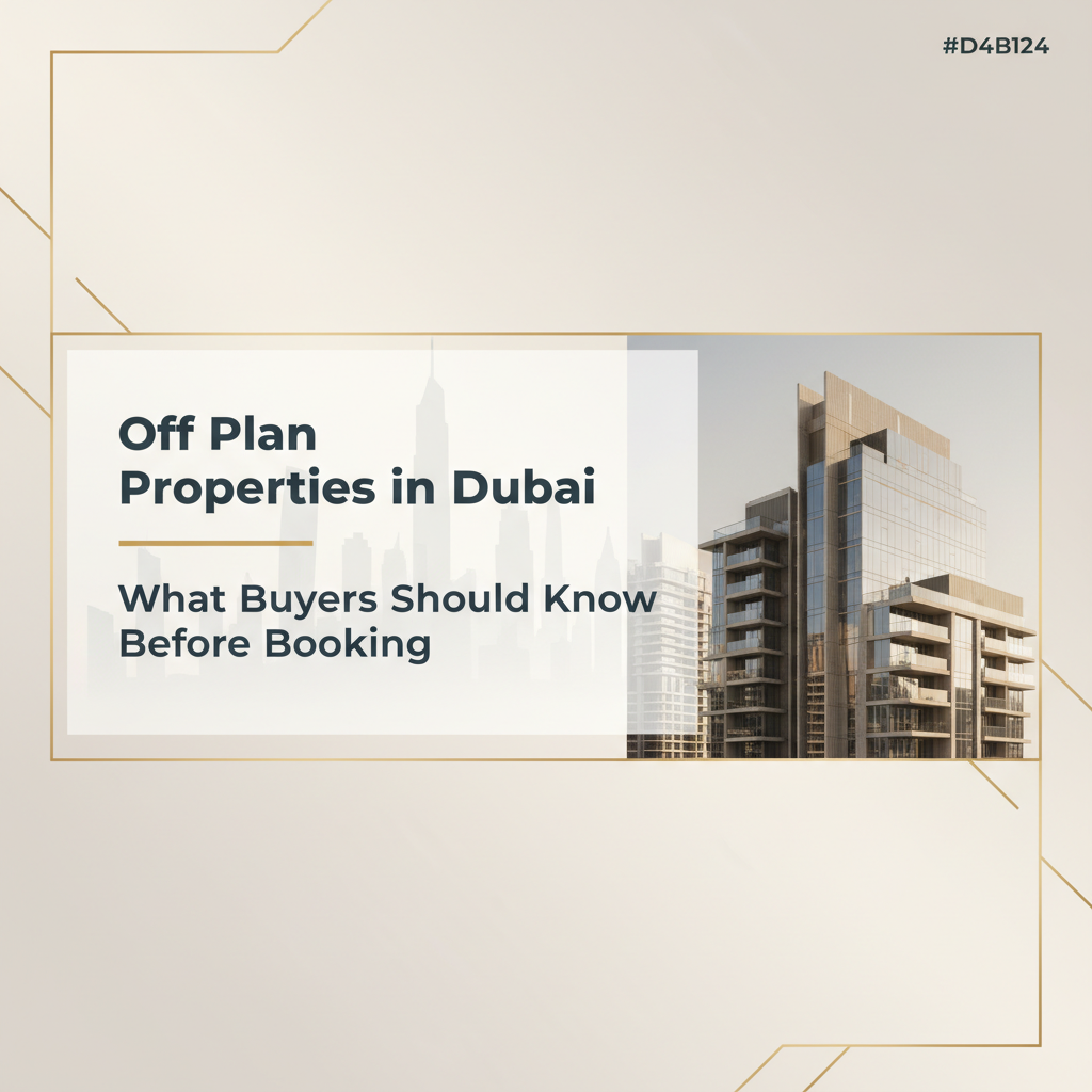 Off Plan Properties In Dubai What Buyers Should Know Before Booking