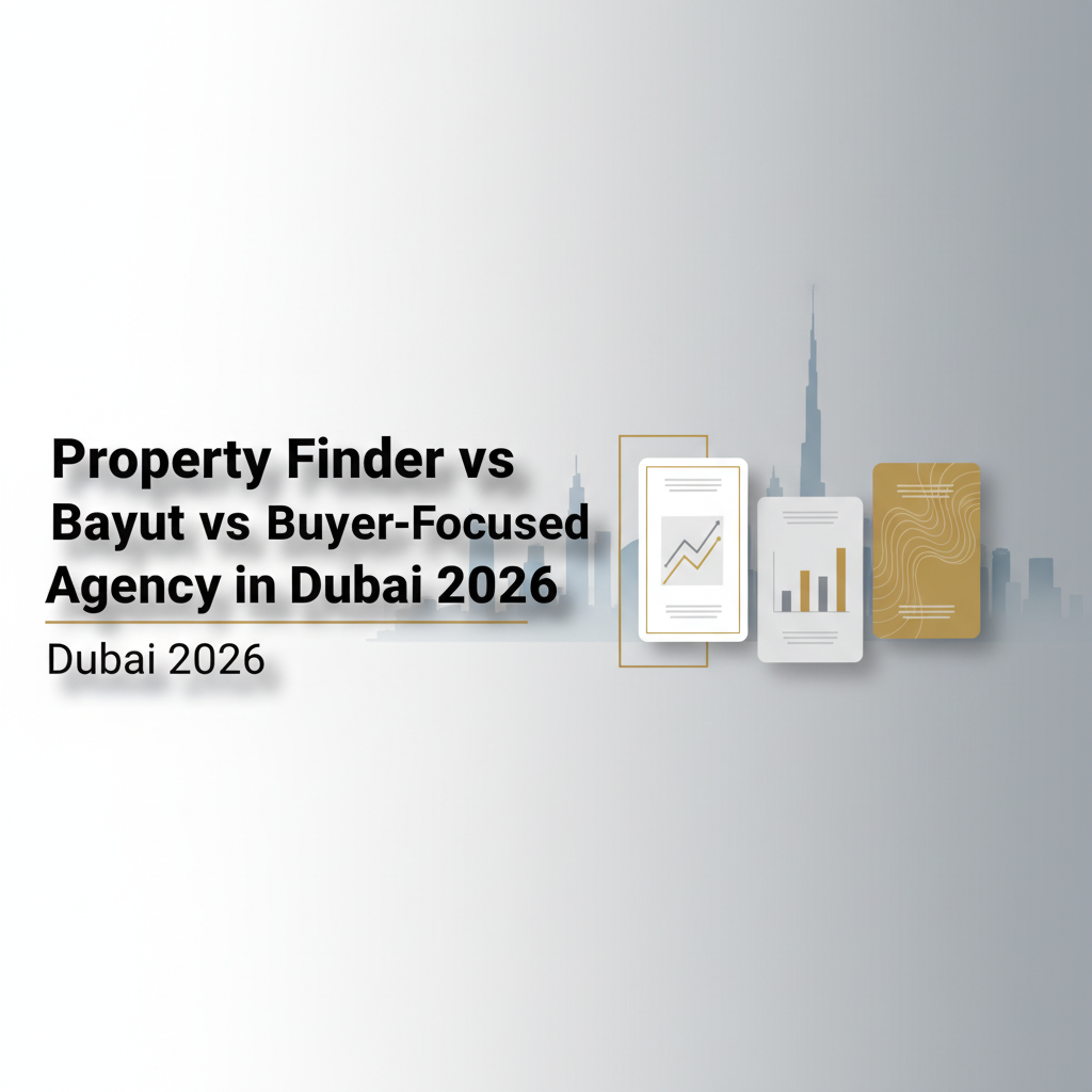 Property Finder Vs Bayut Vs Buyer-Focused Agency In Dubai 2026