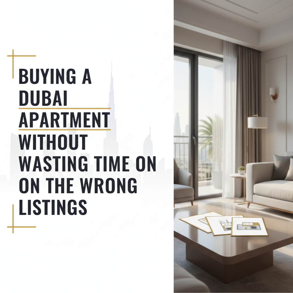 Buying A Dubai Apartment Without Wasting Time On The Wrong Listings
